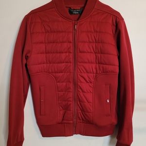 Zara Man Red Bomber Jacket